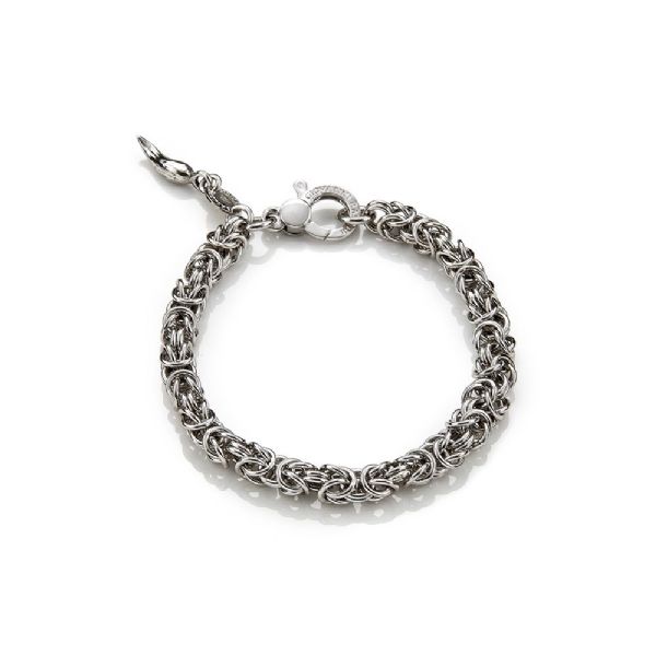 BYZANTINE MINI MESH BRACELET צמיד כסף
