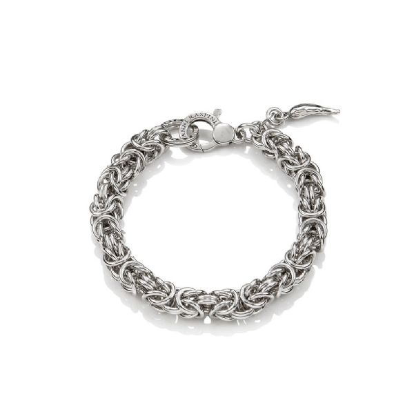 MEDIUM BYZANTINE MESH BRACELET צמיד כסף