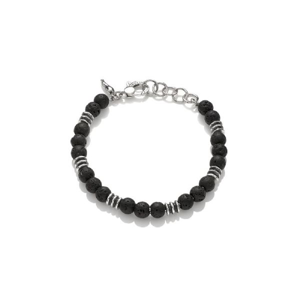 BLACK TRIS BRACELET צמיד כסף