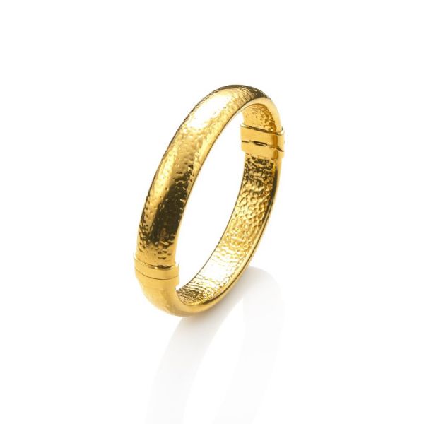 BANGLE MOON BOWL LARGE GOLDPLATED צמיד כסף
