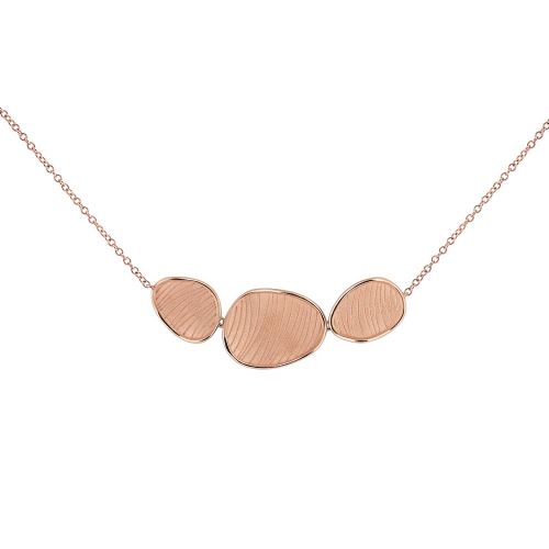 VELVET COLLECTION NECKLACE שרשרת קולר זהב ורוד