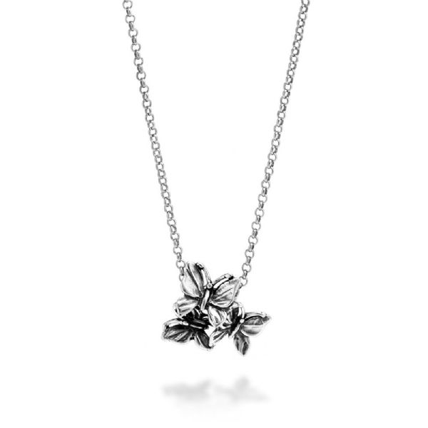 BUTTERFLIES JOLIE NECKLACE תליון כסף