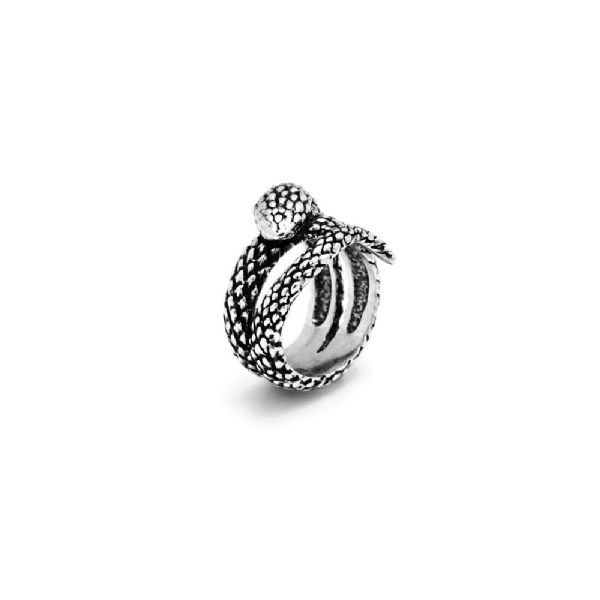 SNAKE BIG RING טבעת כסף