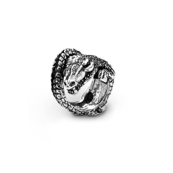CROCODILE RING טבעת כסף