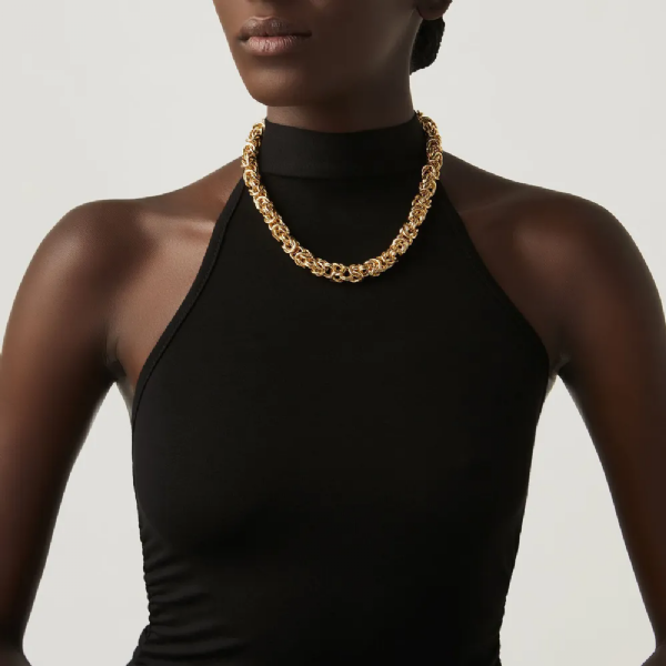 BYZANTINE BIG NECKLACE שרשרת כסף