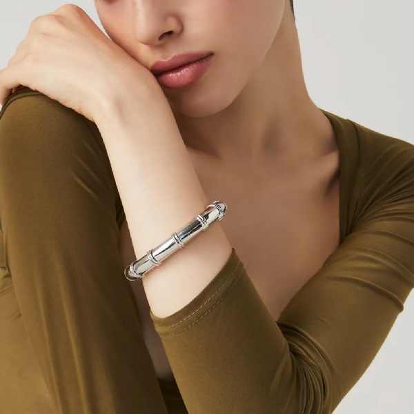 JACKIE BIG BANGLE BRACELET צמיד כסף