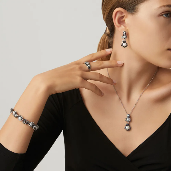 ANEMONE TRILOGY RING טבעת כסף