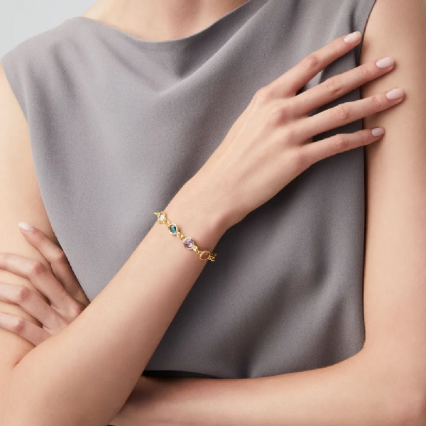 MULTI LOOP BRACELET צמיד כסף