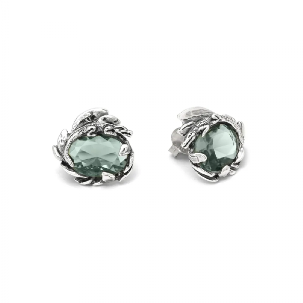 EDEN CROCODILE EARRINGS עגילים כסף