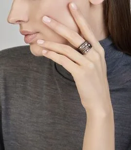 RING DUNE WITH DIAMONDS טבעת זהב לבן עם יהלומים