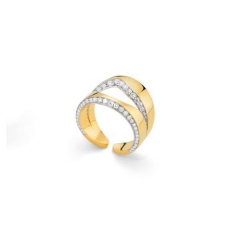 ANNUVERSARY100 RING YELLOW COLOR