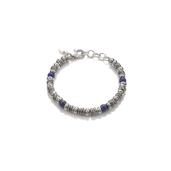 BOND LAPIS LAZULI BRACELET צמיד כסף