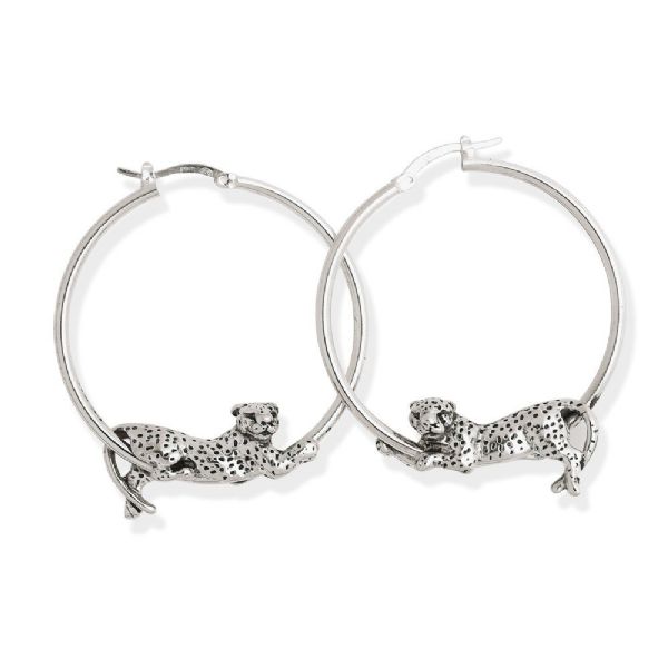 LEOPARD EARRINGS עגילים כסף