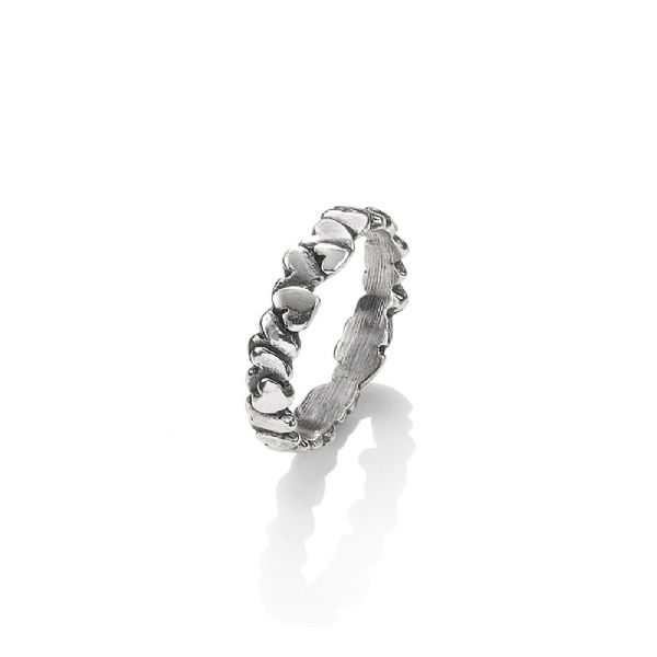 HEARTS MINI RING טבעת כסף