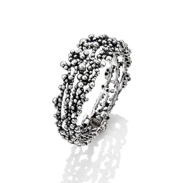 BANGLE PERLAGE צמיד כסף