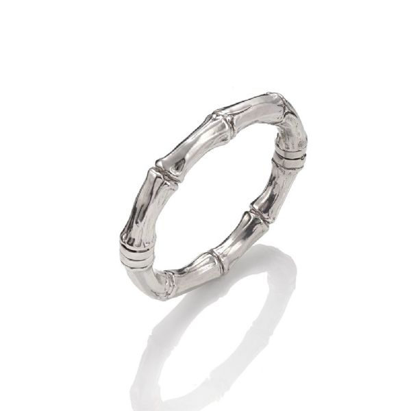 BAMBOO BIG BANGLE צמיד כסף