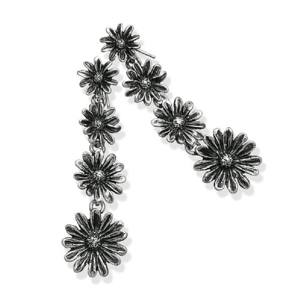 DAISIES PENDANT EARRINGS עגילים כסף