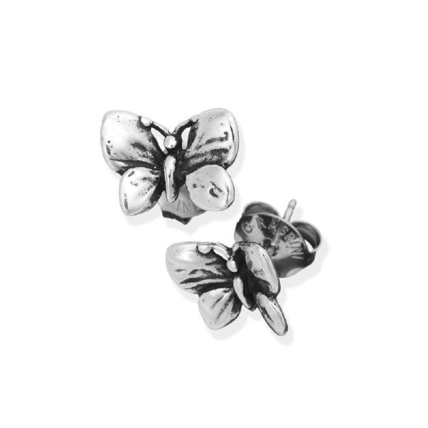 MINI BUTTERFLY EARRINGS עגילים כסף