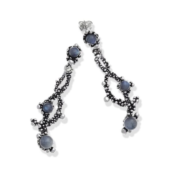 MILKY WAY LONG EARRINGS עגילים כסף