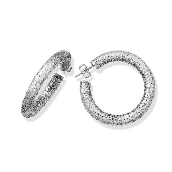 SUPER BOWL MEDIUM EARRINGS עגילים כסף