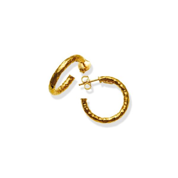 SUPER BOWL LIGHT MINI MINI EARRINGS GOLDPLATED עגילים כסף