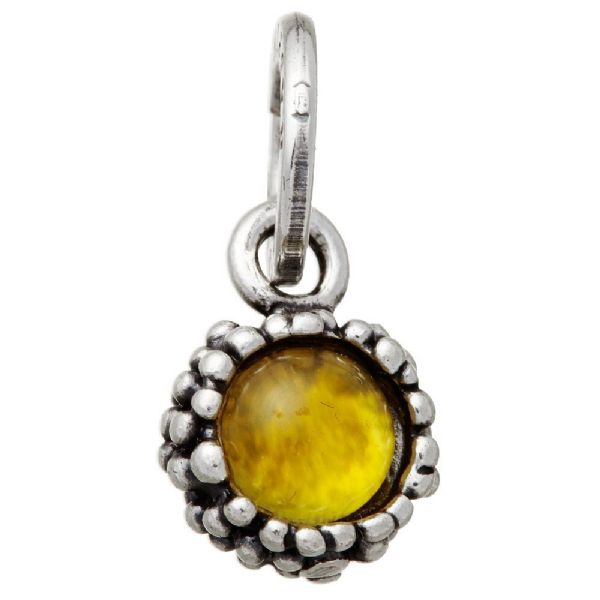 MANGO CHALCEDONY PERLAGE CHARM