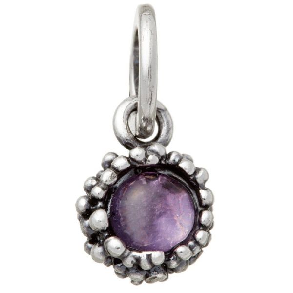 AMETHYST PERLAGE CHARM