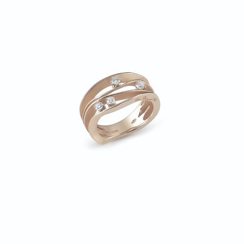 טבעת זהב צהוב עם יהלומים DUNE NATURAL BEIGE GOLD RING
