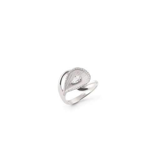 טבעת זהב לבן עם יהלום GAN1973Y PREMIERE RING 0.41ct