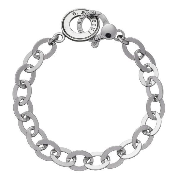 OVAL SNAP BASE BRACELET 22.5 cm צמיד כסף