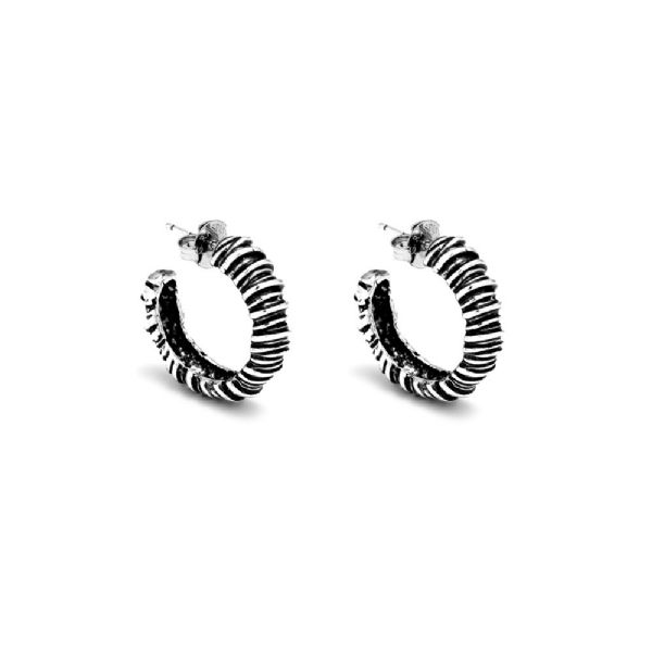 STRING SMALL EARRINGS עגילים כסף