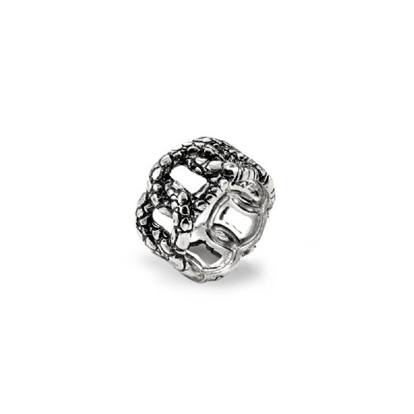 CROCO BAND RING טבעת כסף