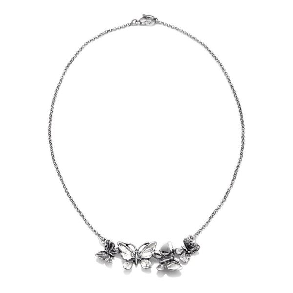 BUTTERFLIES SWING NECKLACE שרשרת כסף