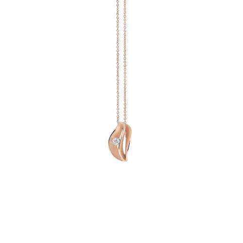 PENDANT VELAA STAR GPE3254P תליון זהב ורוד עם יהלומים