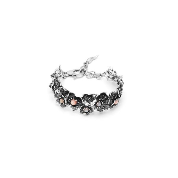 WILD ROSE BIG BRACELET צמיד כסף