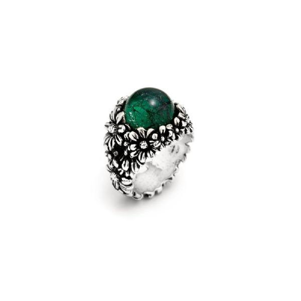 DAISIES GARDEN BIG RING טבעת כסף