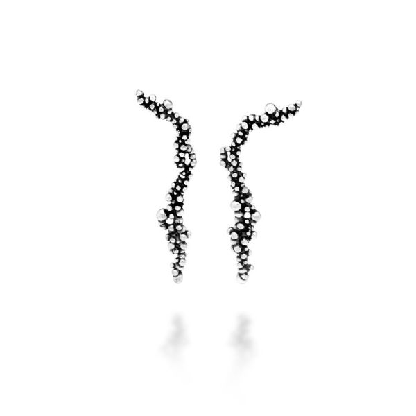 PERLAGE EARRINGS עגילים כסף