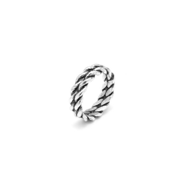 ROPE RING טבעת כסף