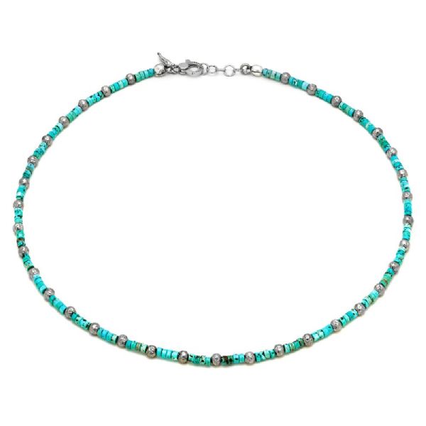 HOWLITE TANGO NECKLACE שרשרת כסף