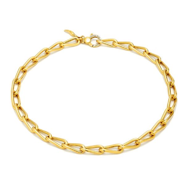 JAZZ NECKLACE GOLDPLATED שרשרת כסף