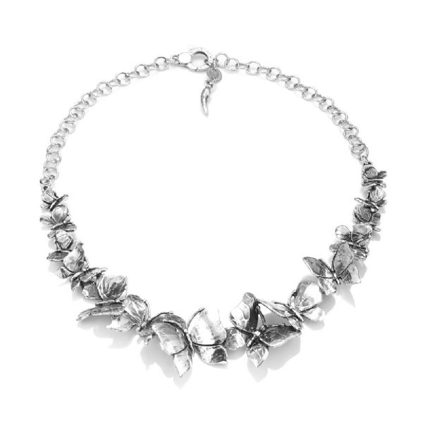 BUTTERFLIES NECKLACE שרשרת כסף