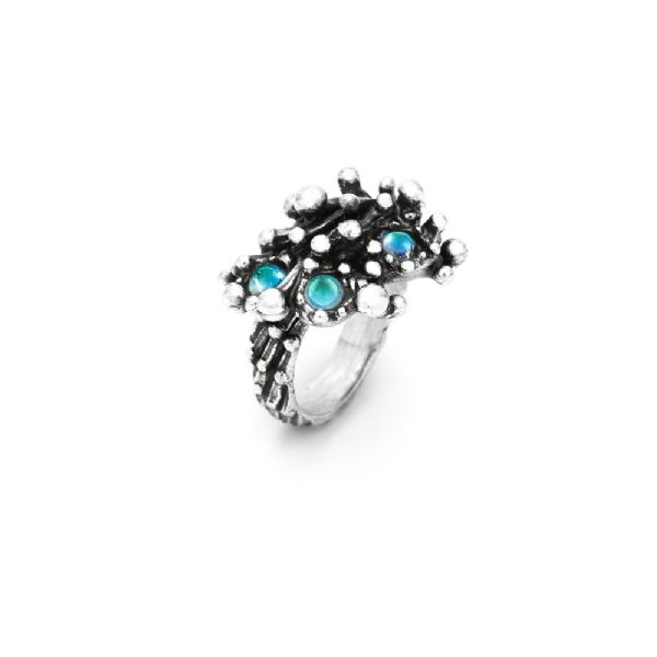 FIREWORKS RING טבעת כסף