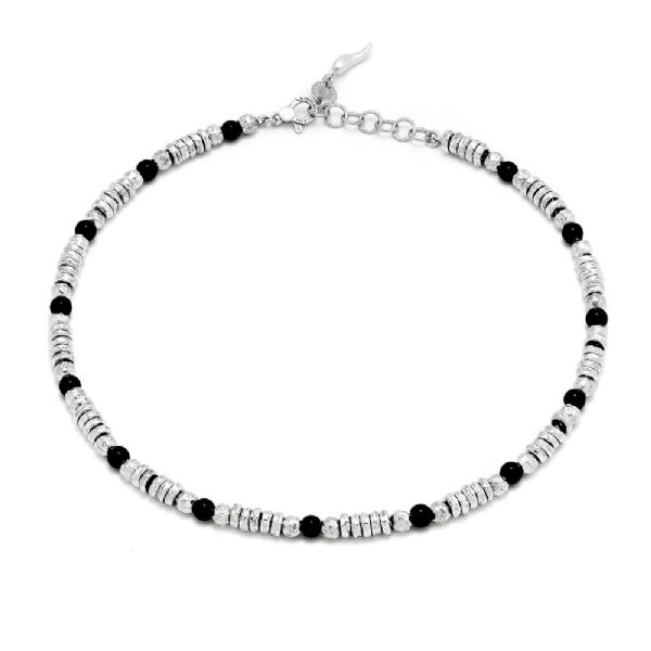 OPTICAL MIX NECKLACE שרשרת כסף