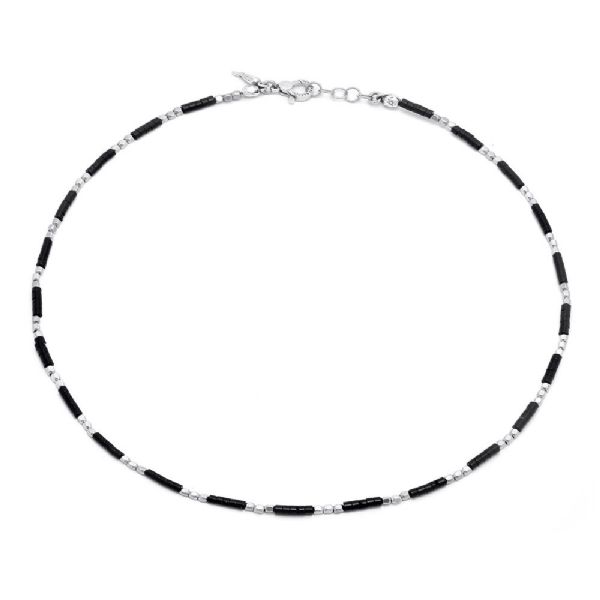 ONIX AND CUBES NECKLACE שרשרת כסף