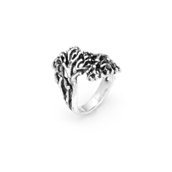 CORAL CONTRARIE RING טבעת כסף