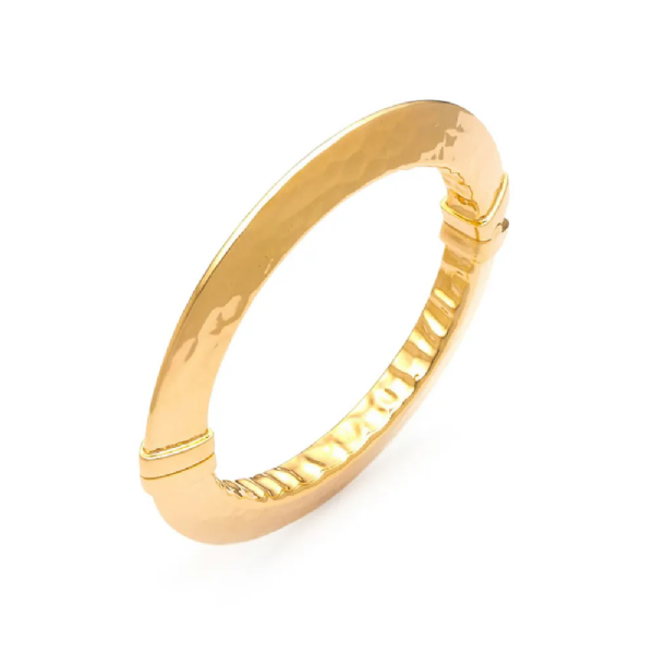 BLADE BANGLE GOLD-PLATED צמיד כסף