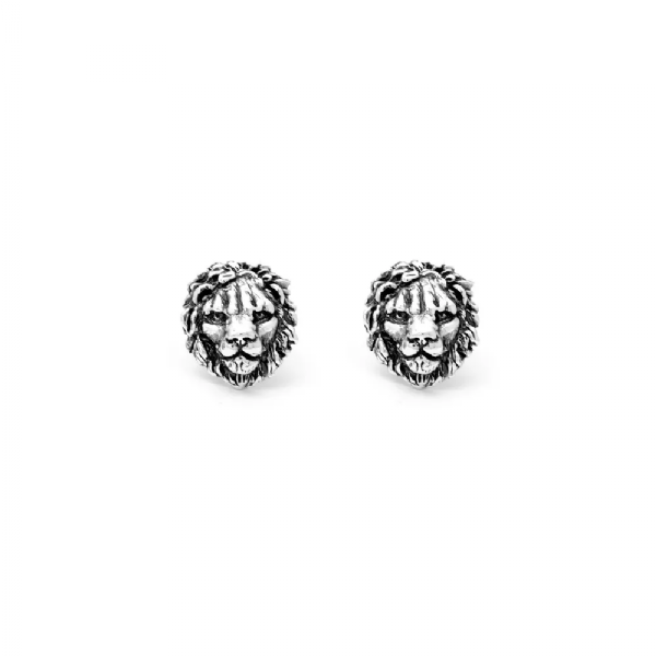 LION HEADS EARRINGS עגילים כסף