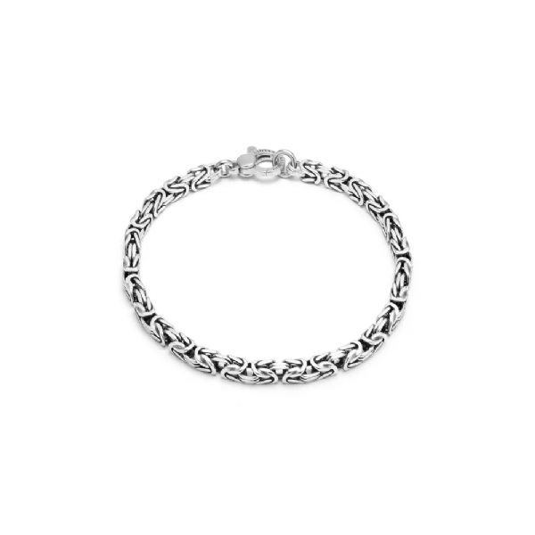 SQUARED BYZANTINE SMALL BRACELET צמיד כסף