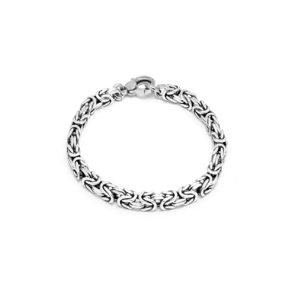 SQUARED BYZANTINE BRACELET צמיד כסף