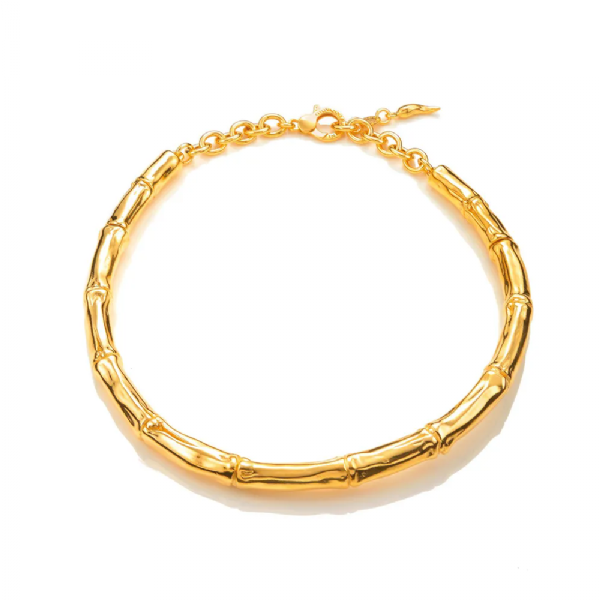 BAMBOO LIGHT NECKLACE שרשרת כסף
